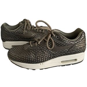 Nike Womens Air Max 1 Premium Reptile Metallic Pewter